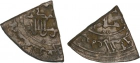 AL-ANDALUS COINS: TAIFA OF DENIA
Taifa of Denia
Handus (Dirham fragmentado). (48)4H. SAYYID AL-DAWLA SULAYMÁN. DANIYA (Denia). Rev.: Citando Hasan e...