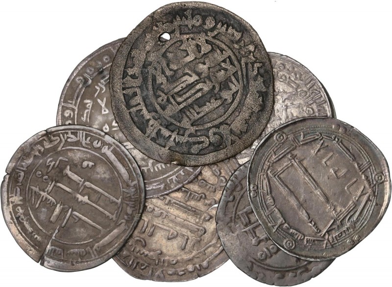 ISLAMIC COINS
Abbasids
Lote 7 monedas. AE y AR. Diferentes dinastías: Dirham (...