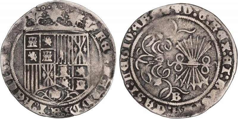 SPANISH MONARCHY: FERDINAND AND ISABELLA
Ferdinand and Isabella
1 Real. BURGOS...