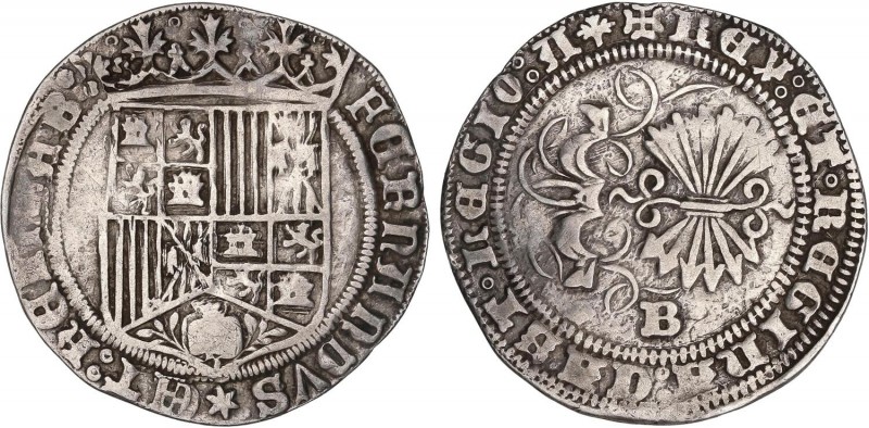 SPANISH MONARCHY: FERDINAND AND ISABELLA
Ferdinand and Isabella
1 Real. BURGOS...