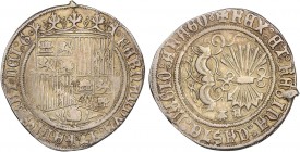 SPANISH MONARCHY: FERDINAND AND ISABELLA
Ferdinand and Isabella
1 Real. CORUÑA. Anv.: o - Escudo - o. Rev.: Venera y A gótica. 3,11 grs. ( Restos de...