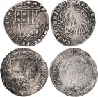 SPANISH MONARCHY: FERDINAND AND ISABELLA
Ferdinand and Isabella
Lote 2 monedas 1 Real. SEGOVIA y TOLEDO. (La de Segovia con oxidaciones en anverso)....
