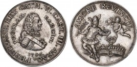 SPANISH MONARCHY: FERDINAND VI
Ferdinand VI
Medalla de Proclamación. 1746. BARCELONA. Rev.: AMORE REVINCIT. 5,63 grs. AR fundida. Ø 27 mm. Bonita pá...