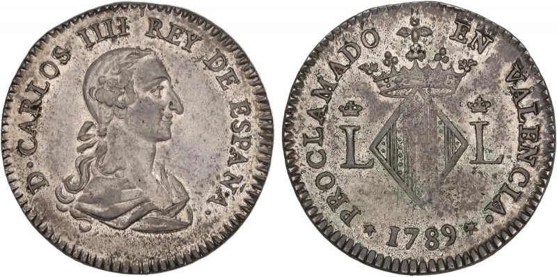 SPANISH MONARCHY: CHARLES IV
Charles IV
Medalla Proclamación. 1789. VALENCIA. ...