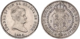SPANISH MONARCHY: ELISABETH II
Elisabeth II
2 Reales. 1836. MADRID. D.G. 2,96 grs. DEPARTAMENTO DE GRABADO. (Levísimas rayitas). Bonita pátina irreg...