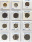 SPANISH MONARCHY: ELISABETH II
Elisabeth II
Lote 28 monedas Falsas de época. 1847 a 1868. Br, calamina, AE y latón. Diversos tipos de módulo pequeño...