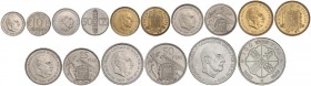 PESETA SYSTEM: ESTADO ESPAÑOL
Estado Español
Serie 8 monedas 10 Céntimos a 100 Pesetas. (*69). En tira original F.N.M.T. Tirada máxima: 1.200 series...