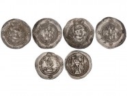 SASSANIDS COINS
Lote 3 monedas Dracma. HORMAZD IV y KHUSRO II (2). SASÁNIDAS. AR. Todas con fecha y ceca muy claras. MBC+.