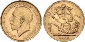 WORLD COINS: AUSTRALIA
Australia
Soberano. 1918-M. JORGE V. MELBOURNE. 7,97 grs. AU. Fr-39 ; KM-29. EBC.