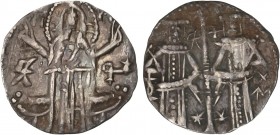 WORLD COINS: BULGARIA
Bulgaria
Grosso. IVAN ALEXANDER y MICHAEL IV ASAN ( 1130-1355). 1,38 grs. AR. Pátina. Raduchev & Zhekov-Type 1.13. MBC+.