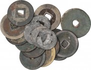 WORLD COINS: CHINA
China
Lote 21 monedas. CHINA e INDONESIA. AE. Tipo Cash (15) de diferentes dinastías: Xian Fu Yuan Bao, Xiang Fu Tong Bao y Xian ...