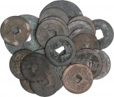 WORLD COINS: CHINA
China
Lote 35 monedas. CHINA, INDONESIA y VIETNAM. AE. Tipo Cash (31) de diferentes dinastías: Xian Fu Yuan Bao, Xiang Fu Tong Ba...
