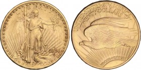 WORLD COINS: UNITED STATES
Unites States of America
20 Dólares. 1914-D. DENVER. 33,41 grs. AU. Saint Gaudens. (Rayitas en anverso). Fr-187 ; KM-131....