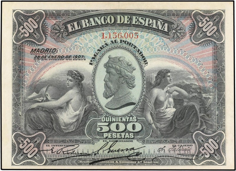 SPANISH BANK NOTES: BANCO DE ESPAÑA
Spanish Banknotes
500 Pesetas. 28 Enero 19...