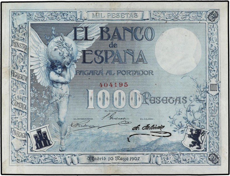 SPANISH BANK NOTES: BANCO DE ESPAÑA
Spanish Banknotes
1.000 Pesetas. 10 Mayo 1...