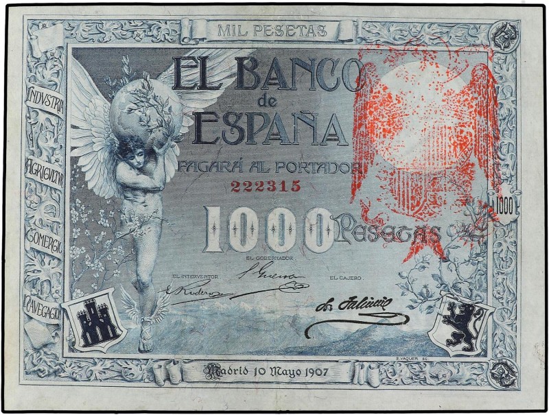 SPANISH BANK NOTES: BANCO DE ESPAÑA
Spanish Banknotes
1.000 Pesetas. 10 Mayo 1...