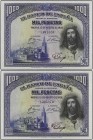 SPANISH BANK NOTES: CIVIL WAR, REPUBLICAN ZONE
Spanish Banknotes
Lote 2 billetes 1.000 Pesetas. 15 Agosto 1928. San Fernando. Pareja correlativa. (T...