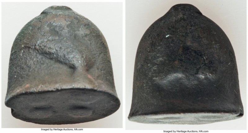 SICILY. Acragas. Ca. 450-440 BC. AE cast trias or tetroncion (20mm, 15.67 gm). V...