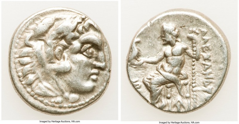 MACEDONIAN KINGDOM. Alexander III the Great (336-323 BC). AR drachm (17mm, 4.23 ...