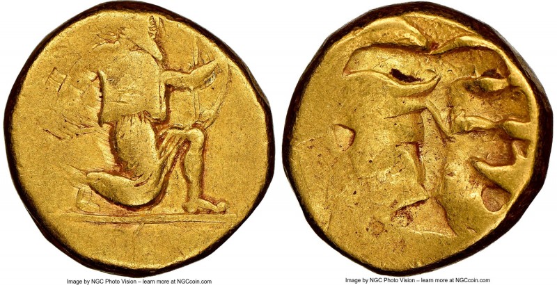 BABYLONIA. Alexandrine Empire. Ca. 328-311 BC. AV double-daric (19mm, 16.52 gm)....