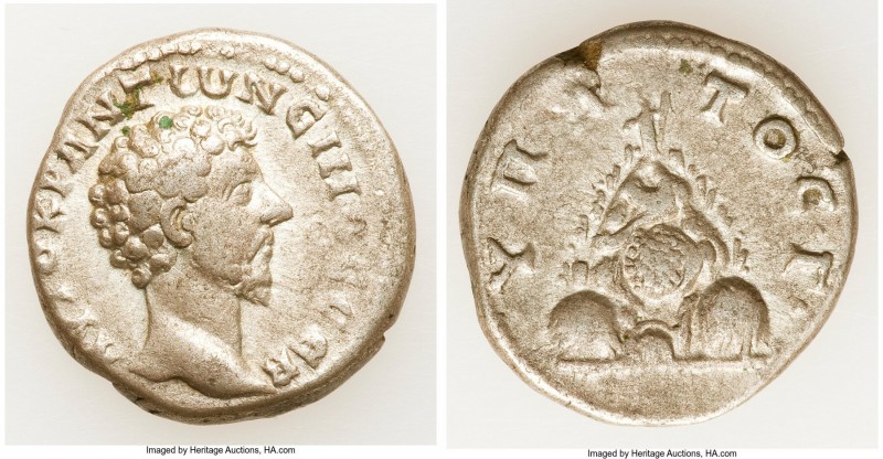 CAPPADOCIA. Caesarea-Eusebia. Marcus Aurelius (AD 161-180). AR didrachm (21mm, 6...