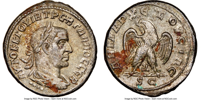 SYRIA. Antioch. Trebonianus Gallus (AD 251-253). BI tetradrachm (27mm, 12.81 gm,...