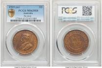 George V Penny 1919-(m) MS63 Red and Brown PCGS, Melbourne mint, KM23. Without dots.

HID09801242017

© 2020 Heritage Auctions | All Rights Reserv...