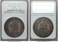 Salzburg. Johann Ernst Taler 1694 AU55 NGC, KM254, Dav-3510. Exceptional detail, nicely toned, scratch on reverse noted for accuracy. 

HID098012420...