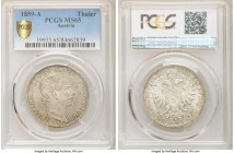 Franz Joseph I Taler 1859-A MS65 PCGS, Vienna mint, KM2244. Subdued luster, light toning. 

HID09801242017

© 2020 Heritage Auctions | All Rights ...