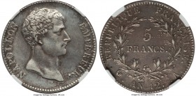 Napoleon 5 Francs L'An 12 (1803/1804)-A XF Details (Cleaned) NGC, Paris mint, KM660.1. The first of the young Bonaparte's issues naming him as emperor...