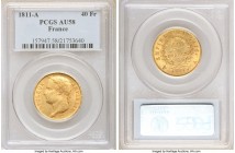 Napoleon gold 40 Francs 1811-A AU58 PCGS, Paris mint, KM696.1. AGW 0.3734 oz. 

HID09801242017

© 2020 Heritage Auctions | All Rights Reserved
