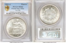 French Colony Piastre 1903-A MS62 PCGS, Paris mint, KM5a.1, Lec-286. Untoned white surfaces. 

HID09801242017

© 2020 Heritage Auctions | All Righ...