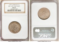 William III Shilling 1697 MS62 NGC, KM485.1, S-3497, ESC-1091. First bust. A handsome specimen with scattered cerulean toning to the peripheries.

H...