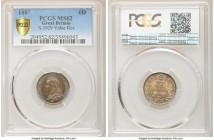 Victoria 6 Pence 1887 MS62 PCGS, KM760.,S-3929 Value on the reverse variety. Mostly gunmetal patination populates this near choice example.

HID0980...