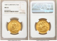Victoria gold 2 Pounds 1887 MS61 NGC, KM768, S-3865, Fr-391. AGW 0.471 oz. 

HID09801242017

© 2020 Heritage Auctions | All Rights Reserved