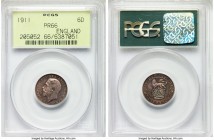 George V Proof 6 Pence 1911 PR66 PCGS, KM815, S-4014. An outstanding representative imbued with deep album toning.

HID09801242017

© 2020 Heritag...