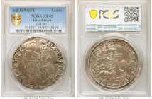 Venice. Silvestro Valier Leone 1694-FT XF45 PCGS, KM429, Dav-4287. A rare piece in all regards that exhibits an allover charcoal and gunmetal patina, ...