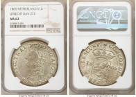 Batavian Republic silver Ducat (Rijksdaalder) 1805 MS62 NGC, Utrecht mint, KM10.4, Dav-225. 

HID09801242017

© 2020 Heritage Auctions | All Right...