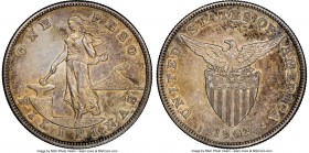 USA Administration Peso 1903-S AU55 NGC, San Francisco mint, KM168. Cloud gray, caramel and brown toning. 

HID09801242017

© 2020 Heritage Auctio...