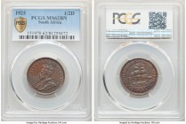 George V 1/2 Penny 1925 MS62 Brown PCGS, KM13.1. 

HID09801242017

© 2020 Heritage Auctions | All Rights Reserved