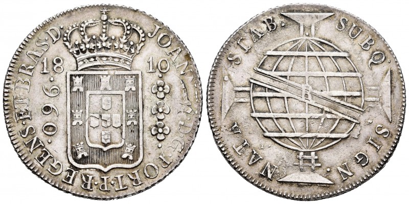 Brazil. Joao, Prince Regent. 960 reis. 1810. Rio de Janeiro. R. (Km-307.3). (Gom...