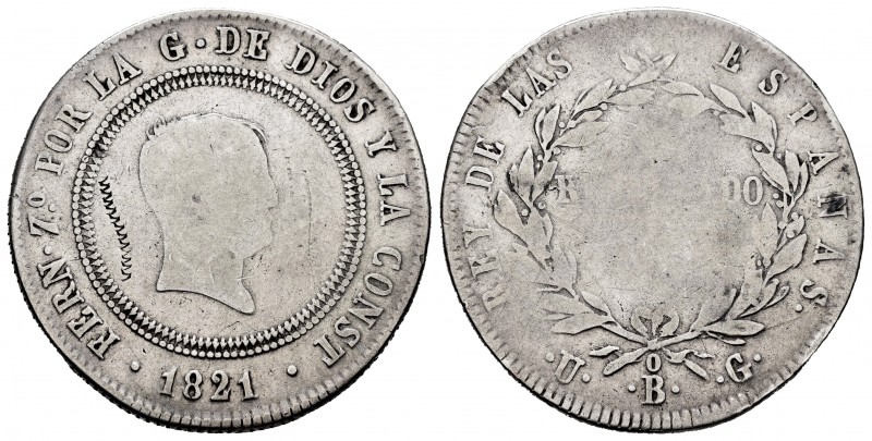 El Salvador. 4 reales. 1834. (Km-104). Ag. 12,71 g. Countermark type II (zig-zag...