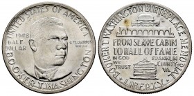 United States. Half dollar. 1948. Philadelphia. (Km-198). Ag. 12,52 g. BROOKER T. WHASINGTON. Original luster. UNC. Est...50,00.   

SPANISH DESCRIPTI...