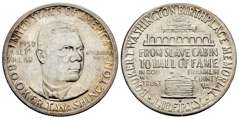 United States. Half dollar. 1950. San Francisco. S. (Km-198). Ag. 12,52 g. BROOK...