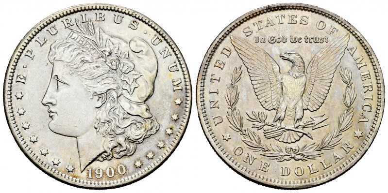 United States. 1 dollar. 1900. Philadelphia. (Km-110). Ag. 26,72 g. AU. Est...50...