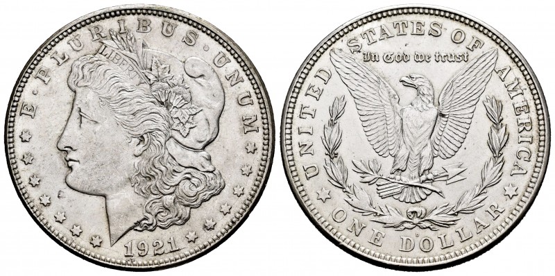 United States. 1 dollar. 1921. Denver. D. (Km-110). Ag. 26,63 g. XF. Est...30,00...