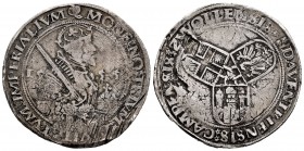 Low Countries. Charles V. 1/2 thaler. 1555. Deventer, Campen and Zwolle. (Delmonte-674). Ag. 14,13 g. Scratches. Almost VF. Est...175,00.   

SPANISH ...