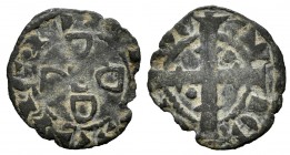 Portugal. D. Sancho II (1223-1248). Dinheiro. (Gomes-22.03/04). Ae. 0,56 g. VF. Est...30,00.   

SPANISH DESCRIPTION: Portugal. D. Sancho II (1223-124...