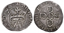 Portugal. Chinfrao. Lisbon. (Gomes-23.20). Ag. 1,41 g. Rare. VF. Est...390,00.   

SPANISH DESCRIPTION: Portugal. D. Afonso V (1438-1481). Chinfrao. L...