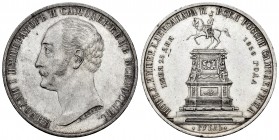 Russia. Alexander II. 1 rouble. 1859. (Km-Y28). (Dav-290). (Bitkin-567). Ag. 20,70 g. Original luster. Rare. AU. Est...800,00.   

SPANISH DESCRIPTION...
